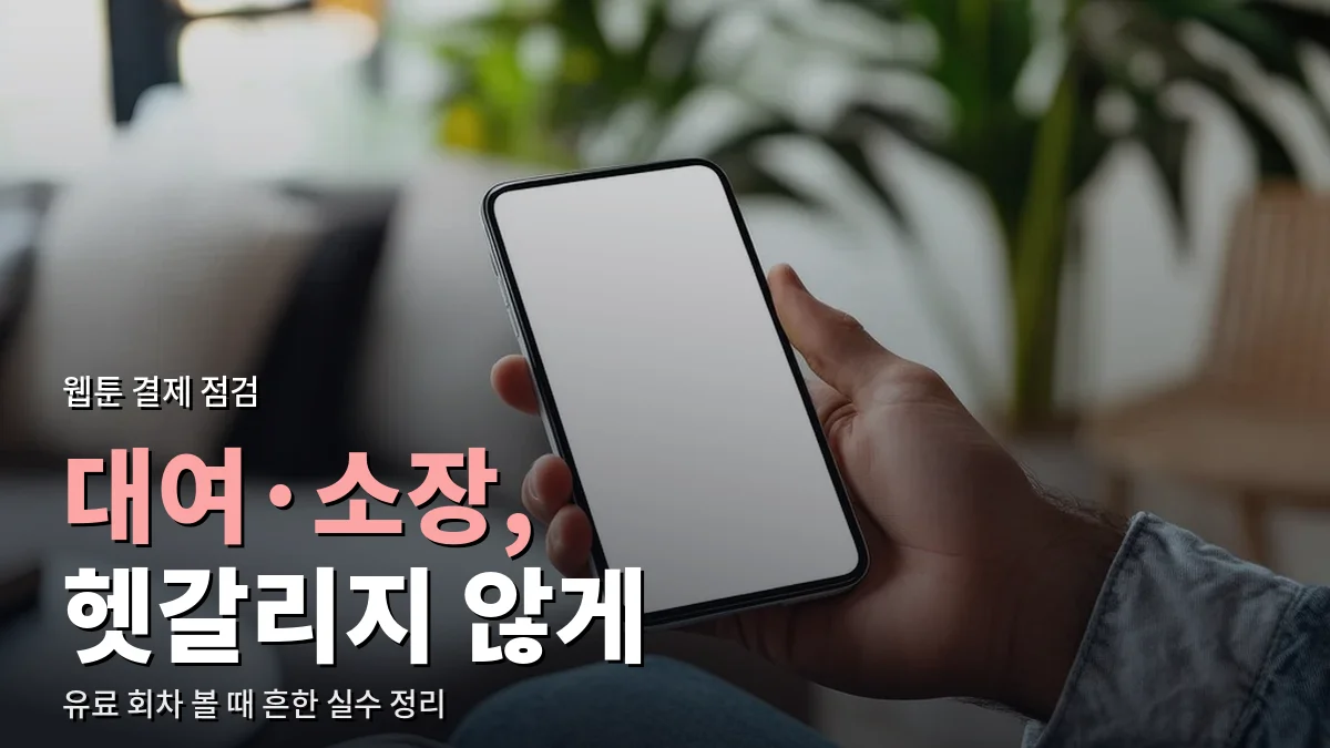 거실에서 손에 든 스마트폰